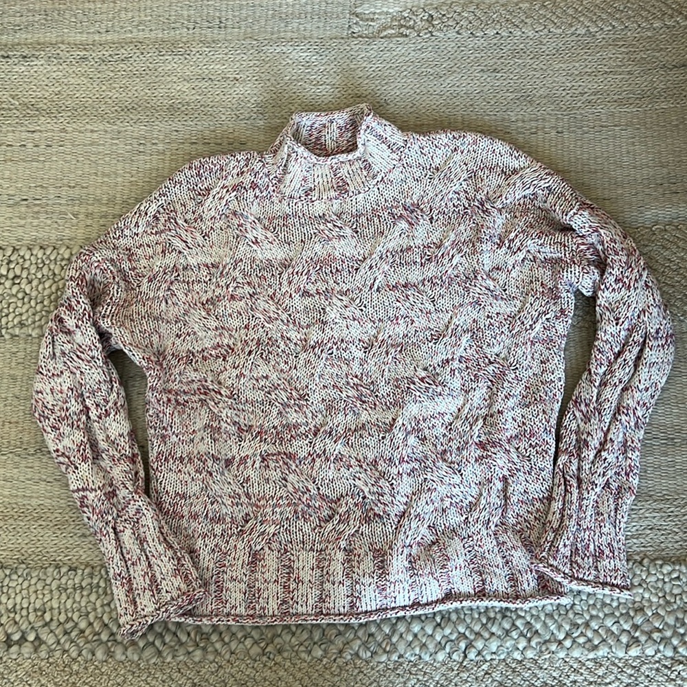 Faherty Brand Cotton CableKnit Sweater